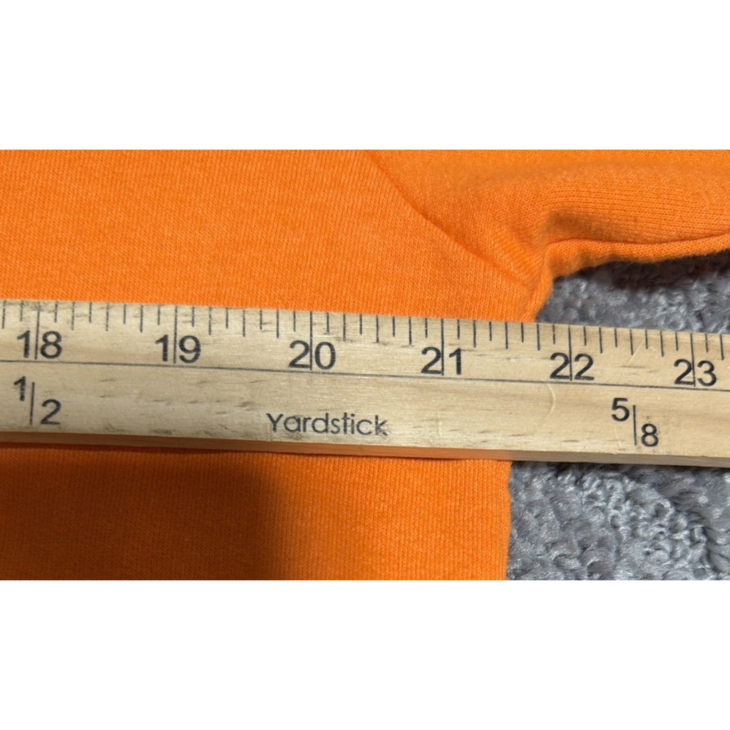 Men's Bone Collector Crew Fleece Orange Pull Over Sweatshirt Medium