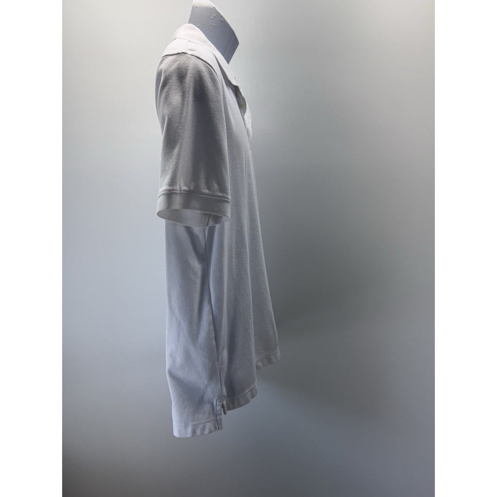 Croft & Barrow White Polo Shirt Men's Size Large Short Sleeve