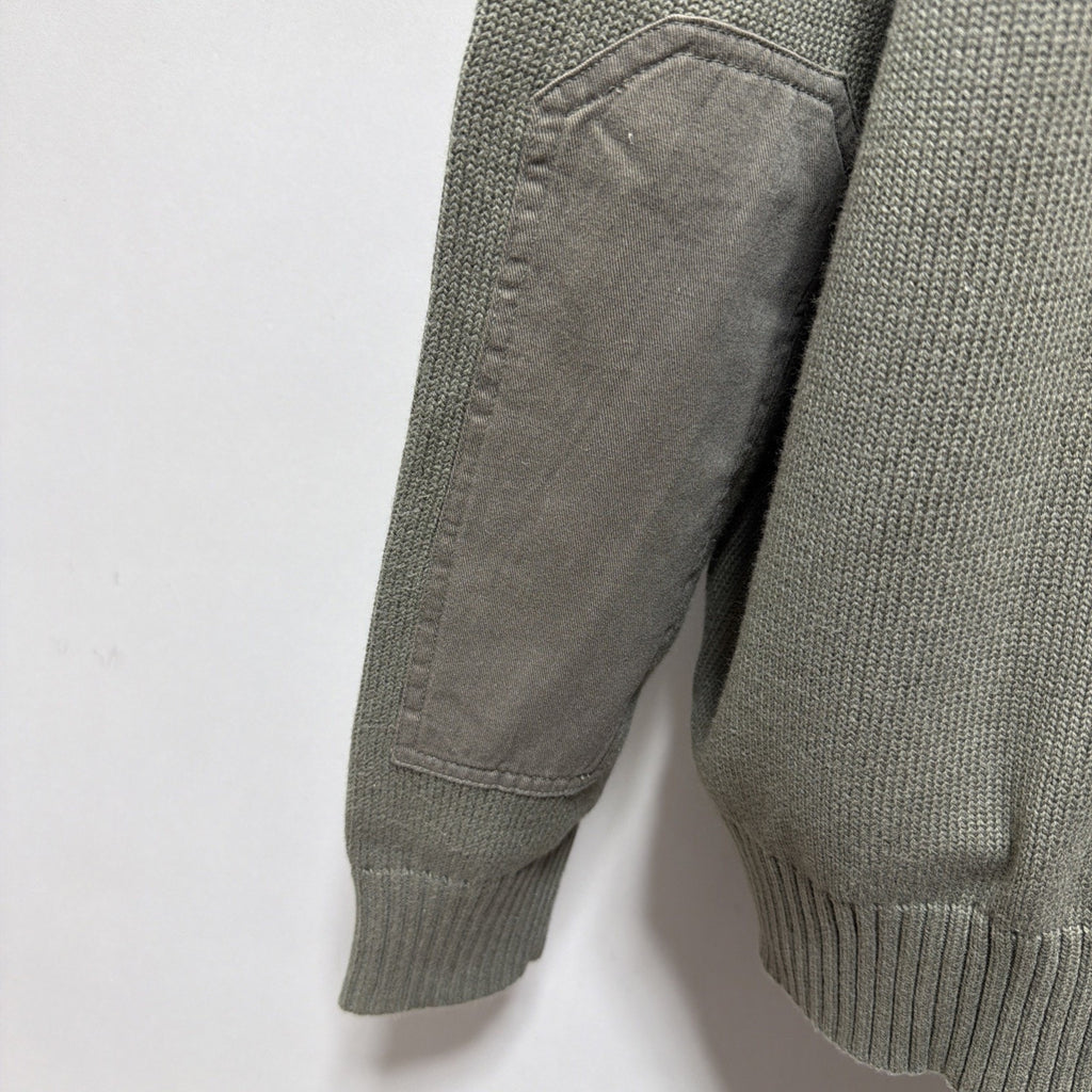 New Lands End Camp Pullover Sweater 100% Cotton Outdoors Men’s XXL 50-52 Green