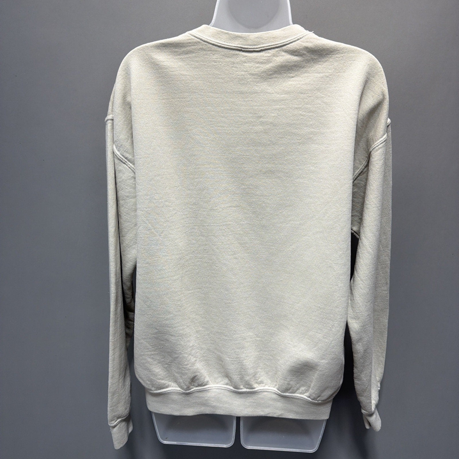 Buckle Merch Traffic Johnny Cash Oversized Fleece Pullover Womens S Biege Music