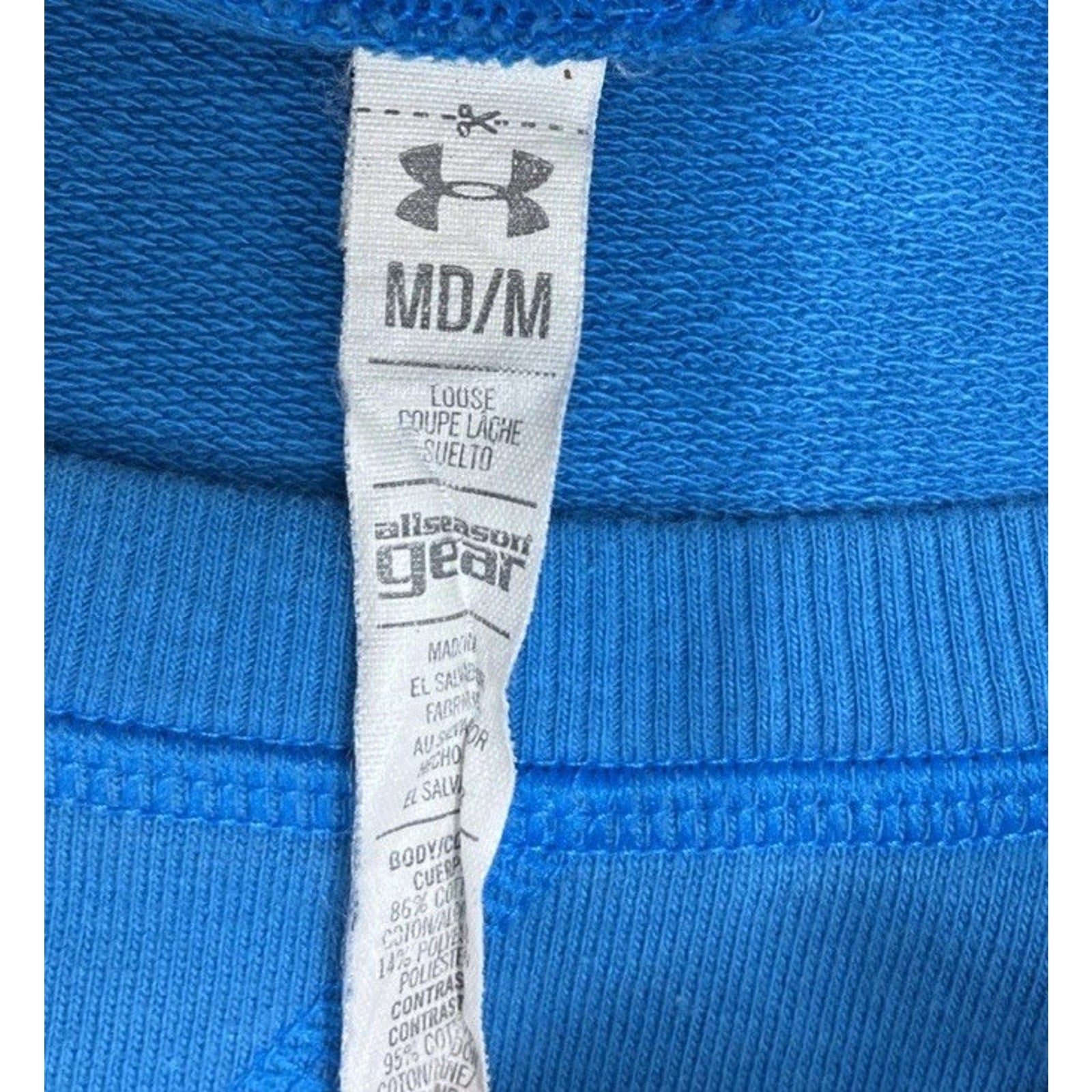 Under Armour All Season Gear Loose Crewneck Longsleeve Shirt Size M