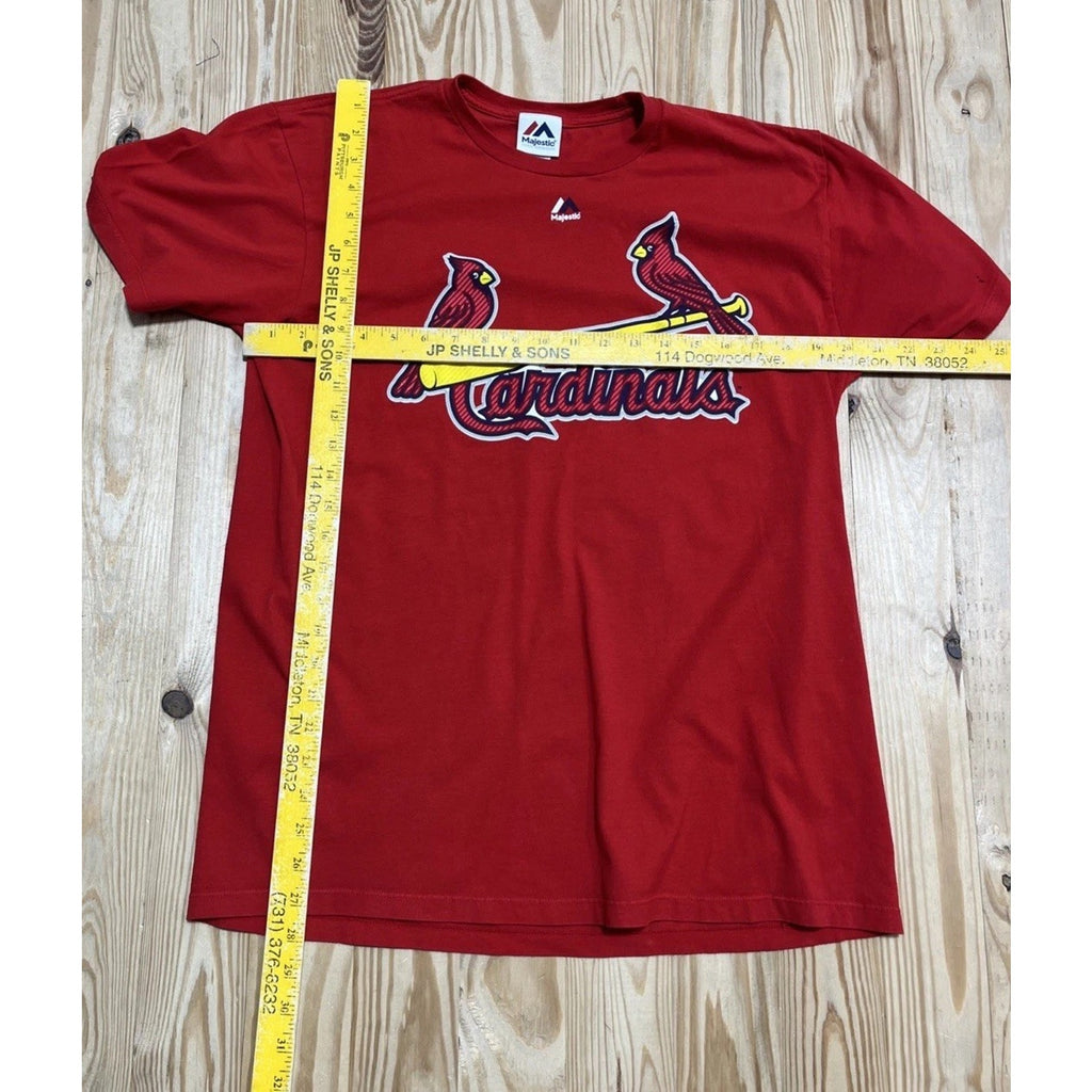 Men's St Louis Cardinals Jason Heyward L Jersey T-Shirt (Red) Majestic