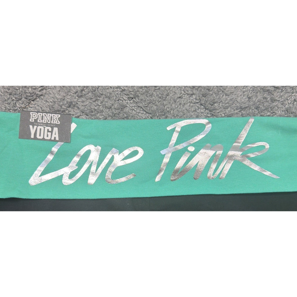New Victoria's Secret PINK Bling Flat Legging Sport Athletic Yoga Pant 28”L 2013