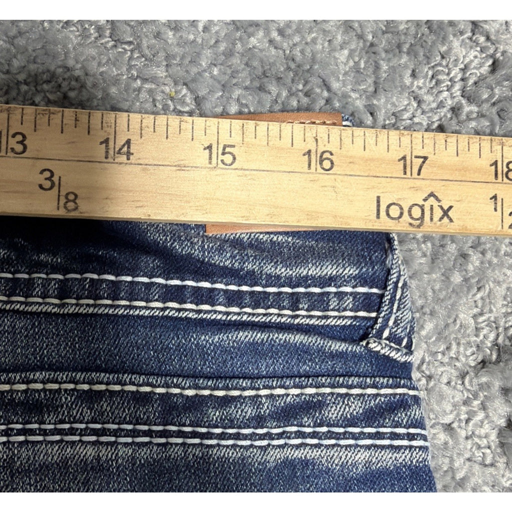 WallFlower The Luscious Curvy Fit Embroidered Bootcut Jeans Women's New Sz 11 L