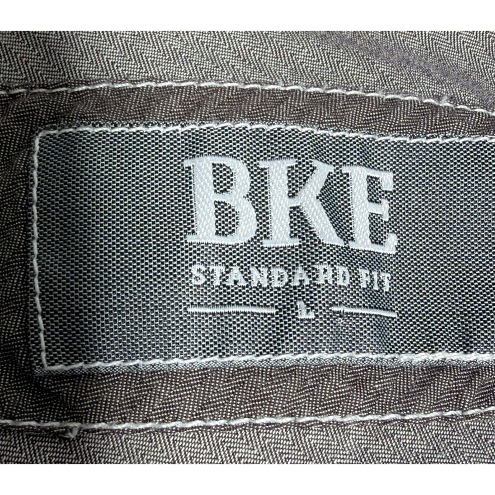 BKE Shirt Mens Standard Fit Pearl Snap Up Gray Large Cowboy Casual Western