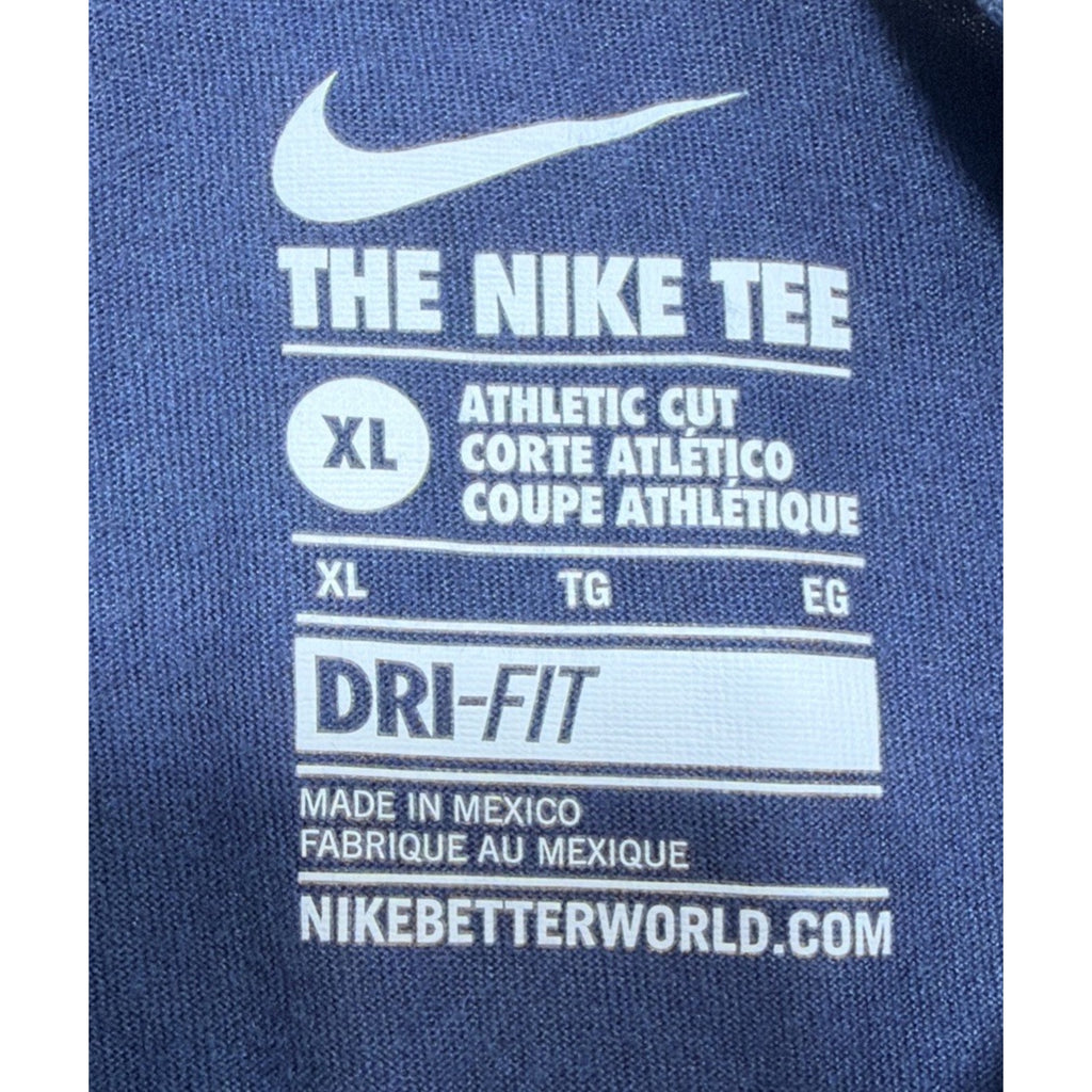 NCAA Penn State Nittany Lions The Nike Tee Dri Fit T-shirt Navy Blue Adult XL