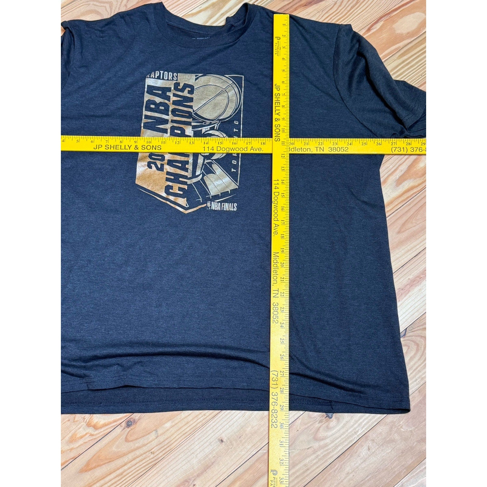 Toronto Raptors 2019 NBA Champions Fanatics T-Shirt Playoffs Logo Men’s 3XL