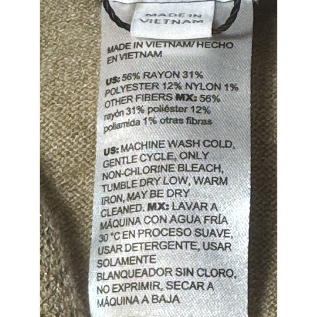 Chico’s Colorblock Lurex Ruana L/XL NWT Gold Gray Black Metallic Poncho Wrap