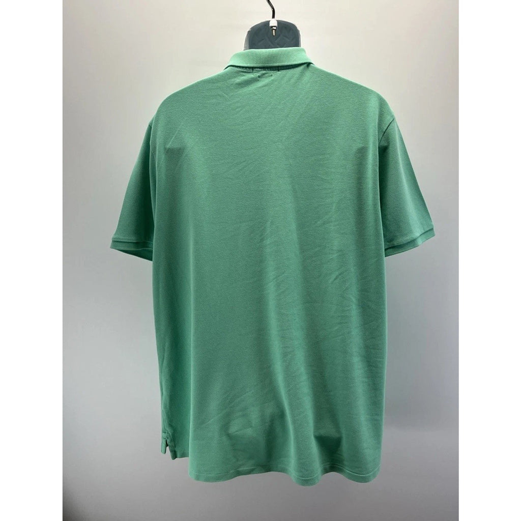 Polo Ralph Lauren Classic Fit Shirt Mens XL Mint Green Short Sleeve Polo Cotton