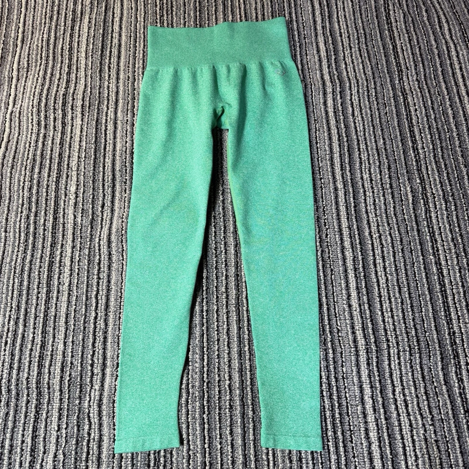PaletteFit Women’s Seamless High Waist Leggings Size S Green Workout Yoga Gym