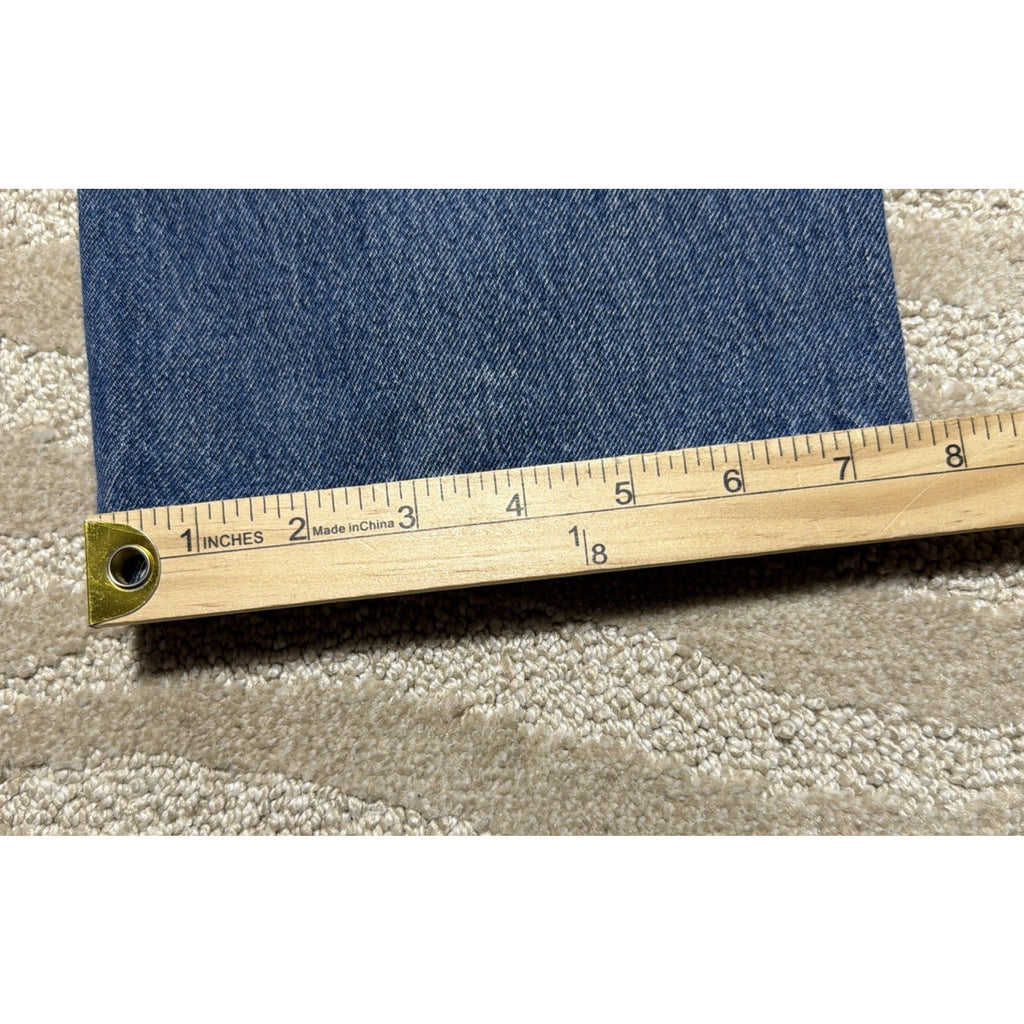 Levis 505 Mens Straight Fit Jeans Sz 33x32 Blue Med washed Heavy Cotton Denim