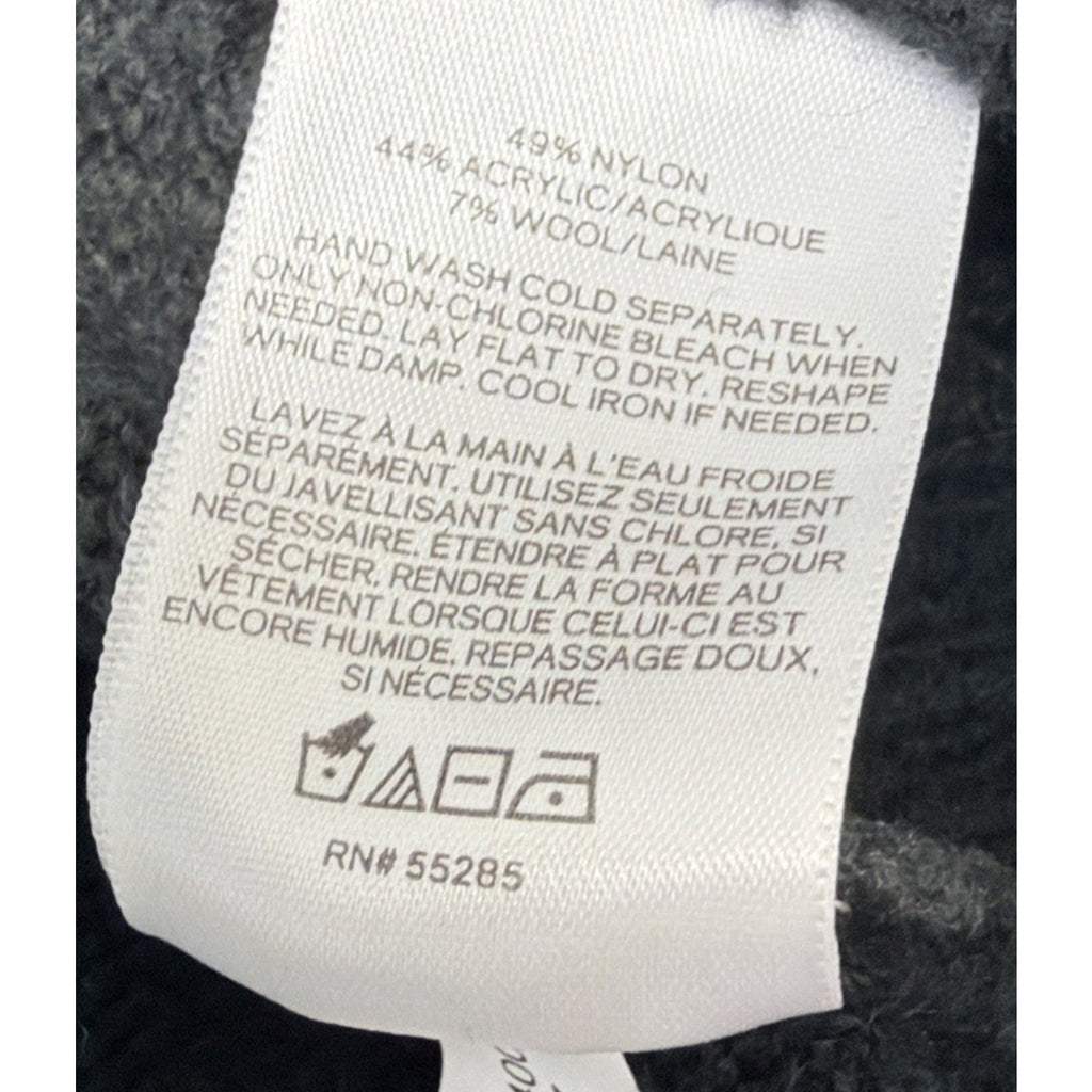 Express Women’s Wool Blend Fuzzy Detail W/ Silver Metallic Sweater Size Medium