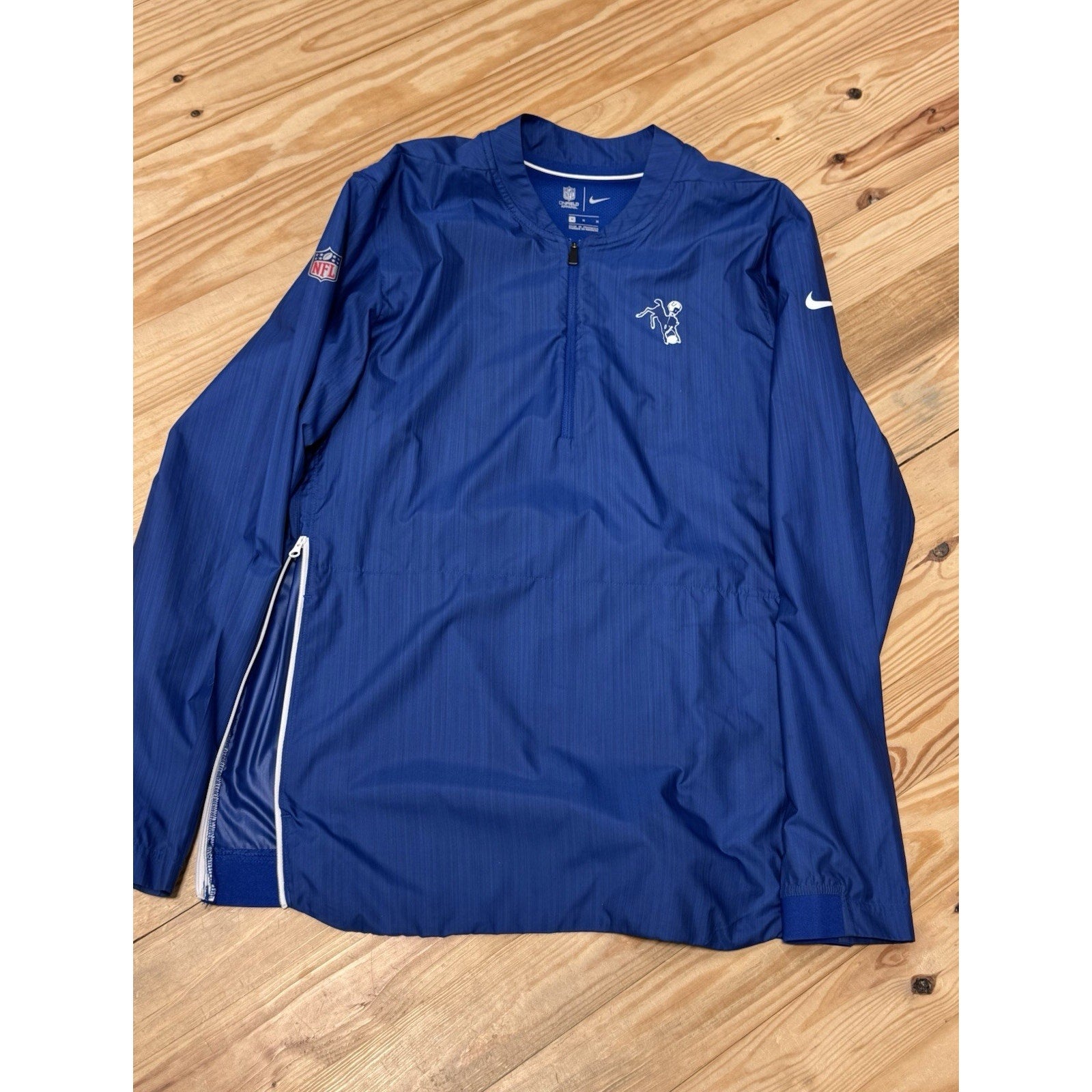 Nike Storm Fit Jacket Colts Blue NFL On Field Apparel Windbreaker Men’s Size M
