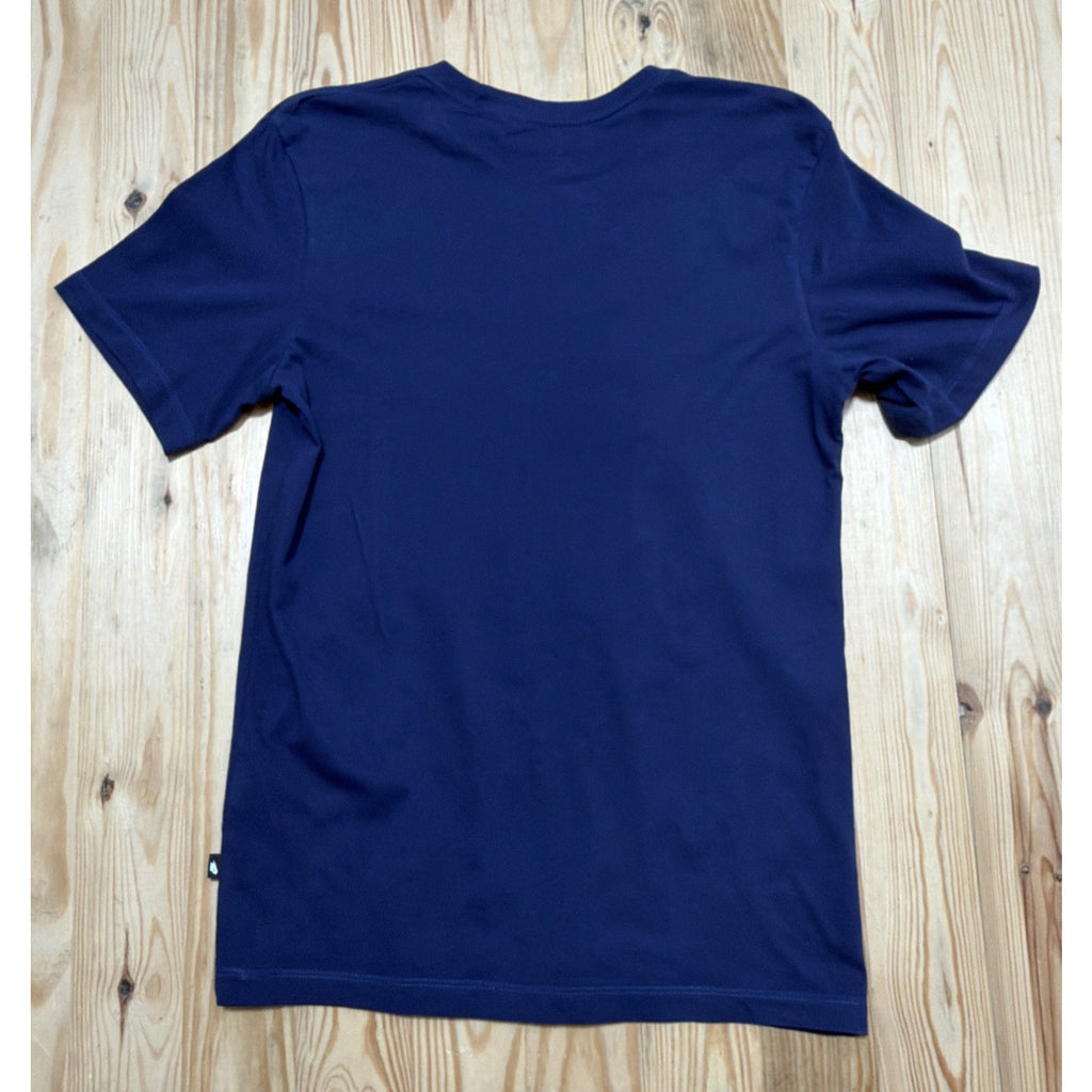 Nike Futura Logo Fantasy Blackened Blue Size S Men's T-Shirt DR7988 498