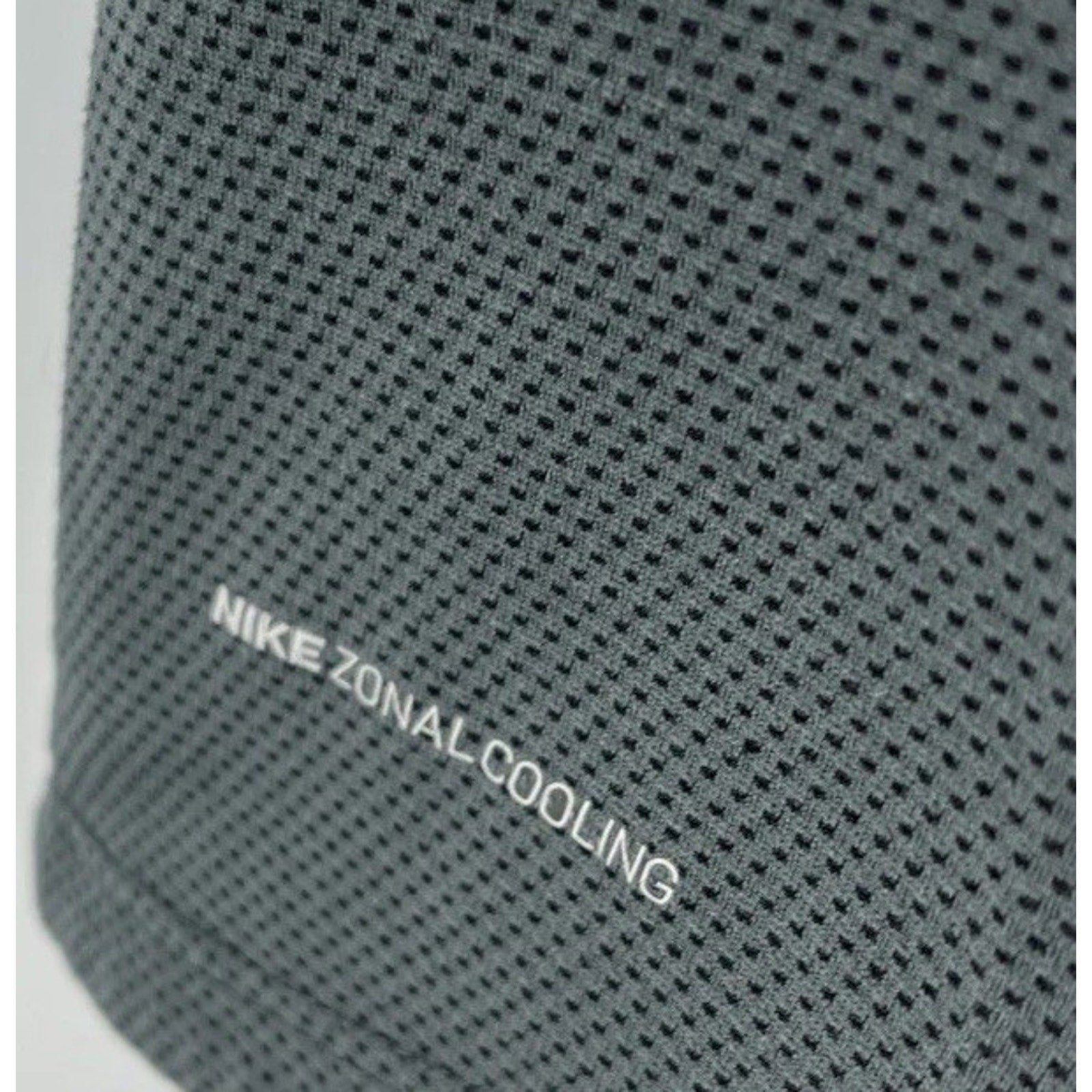 Nike Zonal Cooling Women's Gray Polyester T-Shirt Size L Sleeve Gym