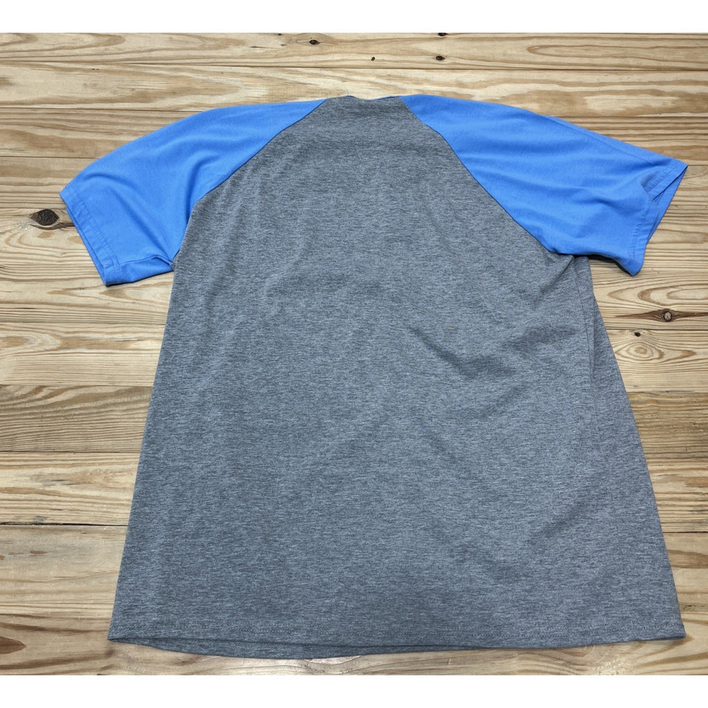 ST LOUIS CARDINALS LIGHT BLUE MYSTERY HENLEY T-SHIRT ADULT XL STADIUM GIVEAWAY