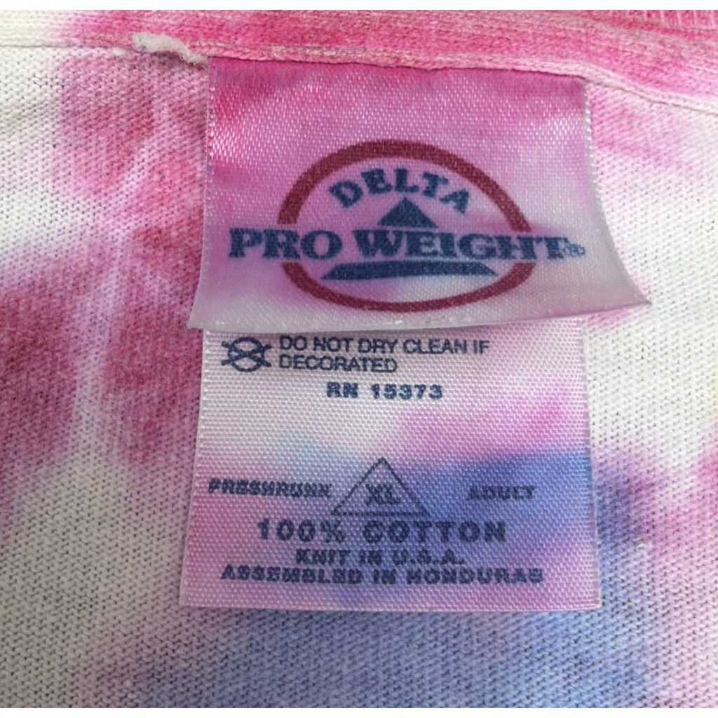 vintage great smokey mountains Tennessee Embroidered t shirt XL tie dye