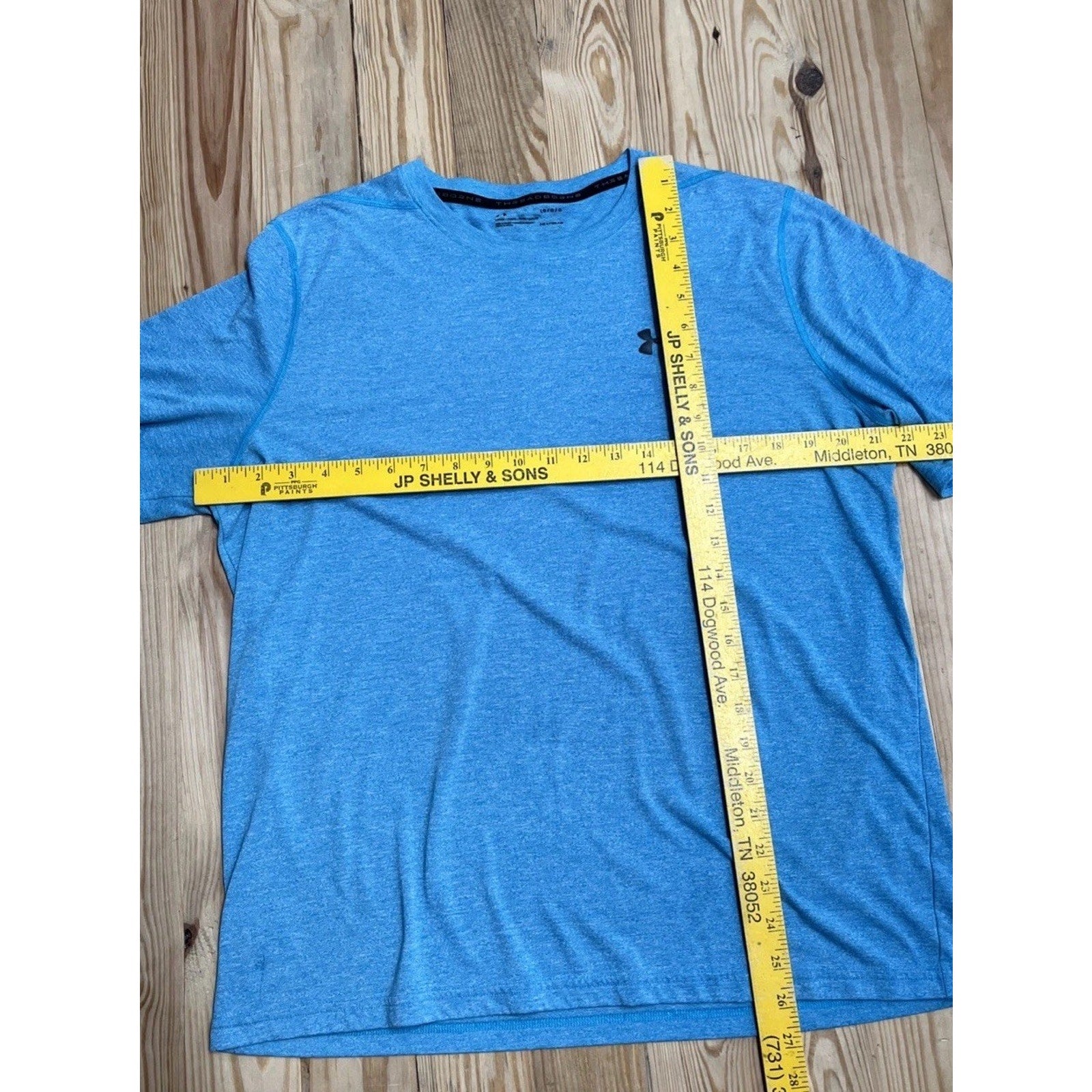 Under Armour Men's Tech Vent Jacquard T-Shirt, Blue L