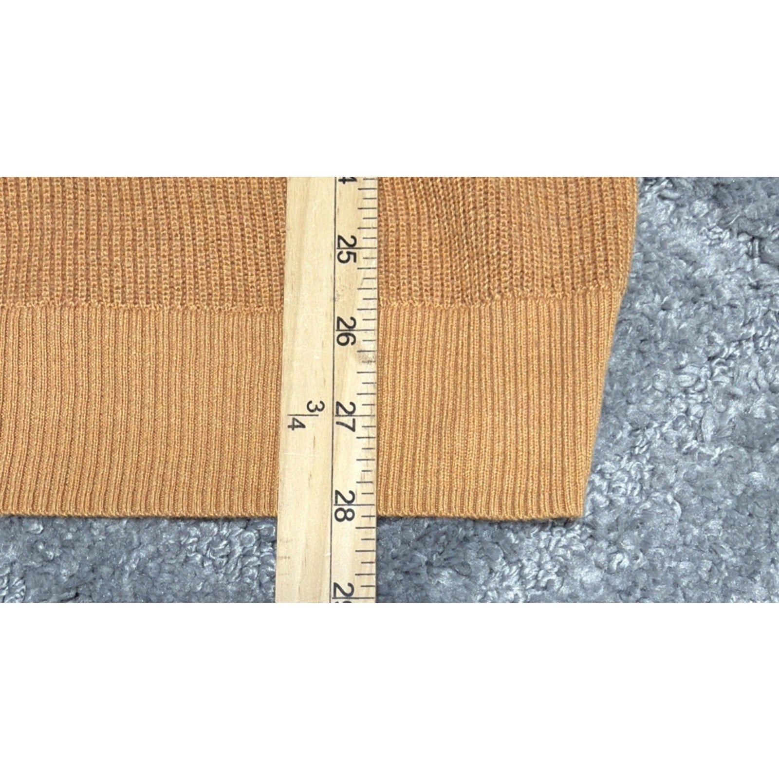 American Eagle Womens Medium Sweater Brown Lightweight Knit Long Sleeve V Neck