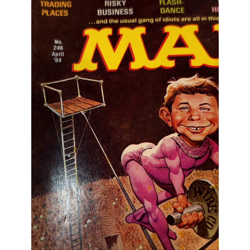 MAD Magazine #246 April 1984 Trading Places Risky Business Flashdance Jack Davis