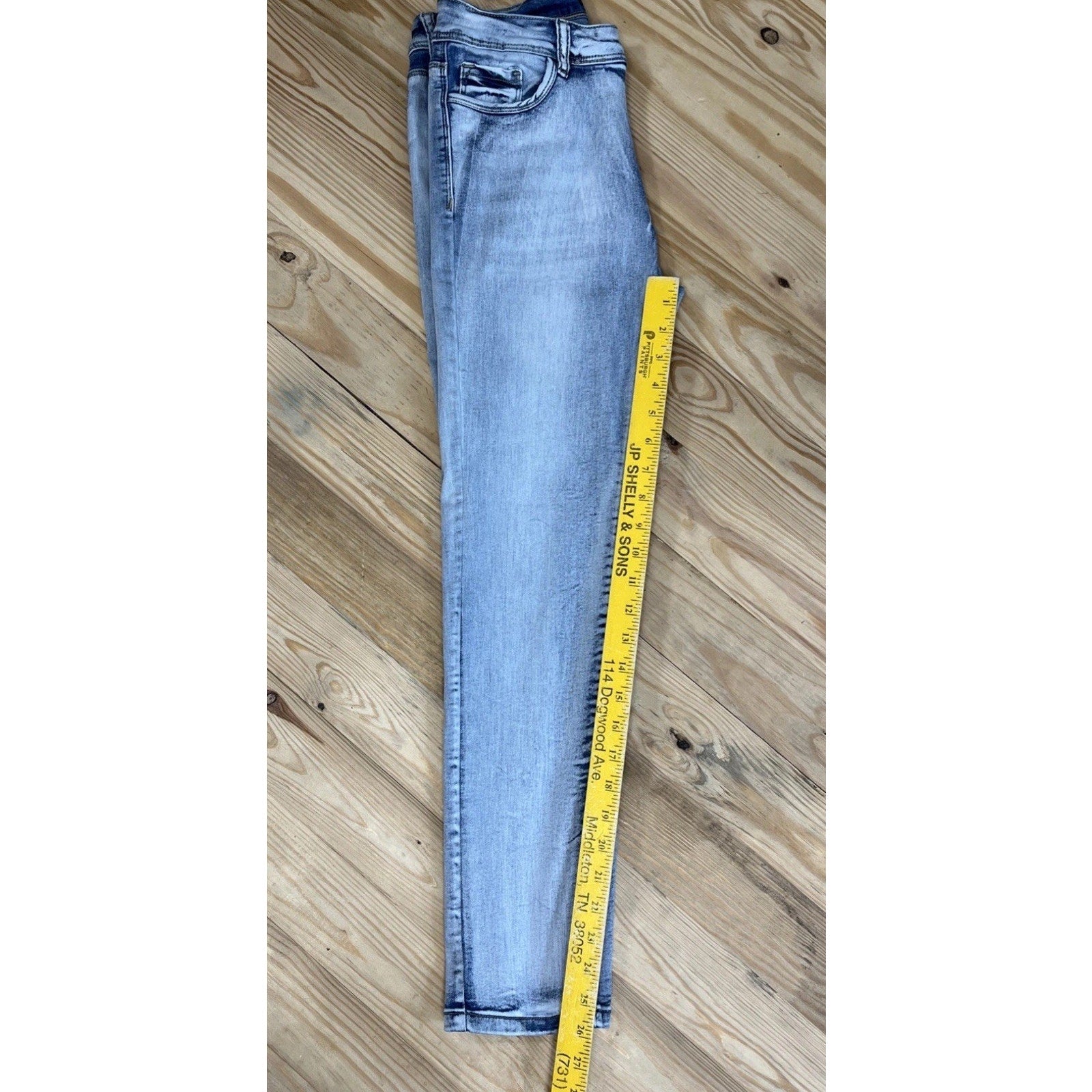 Bamboo Skinny Blue Denim Jeans Juniors 13 Light Blue