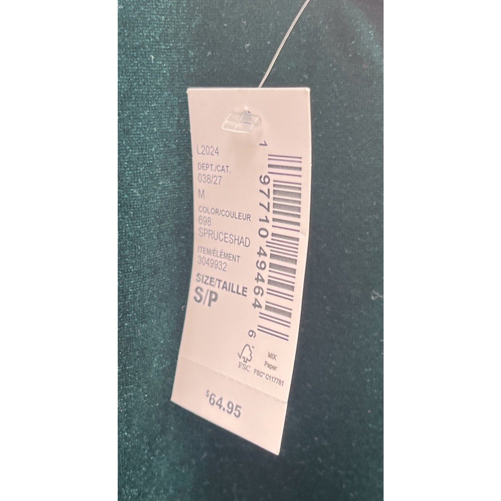 Women's Green Velour Dress Short Sleeve Fit and Flare Dress Velvety XL