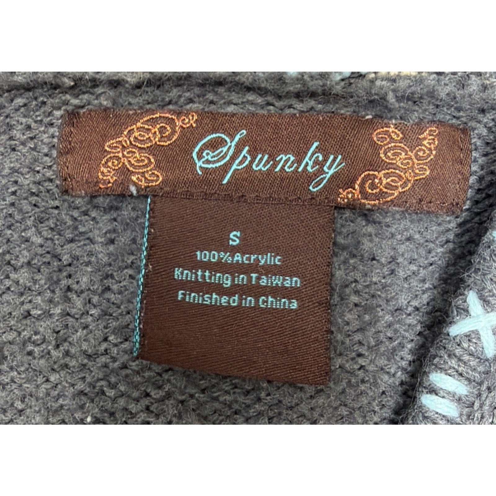 Spunky Hooded Sweater Women’s Vintage Size Small