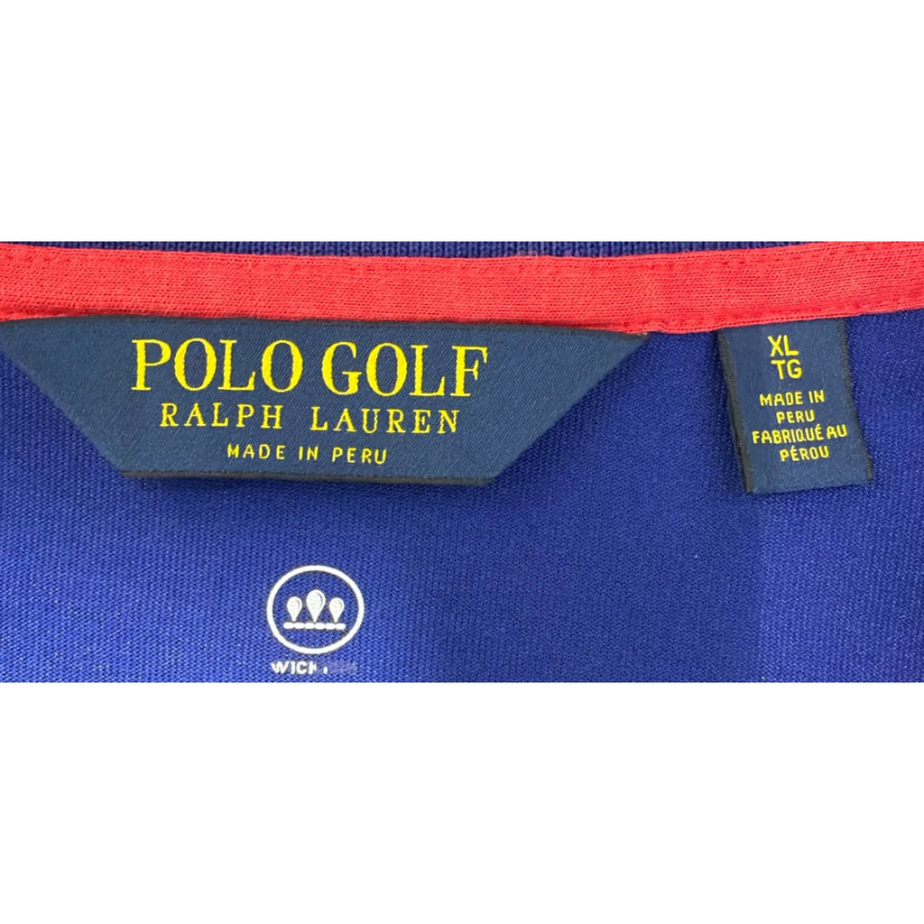 Polo Ralph Lauren Golf Polo Short Sleeve Shirt Mens XL Blue
