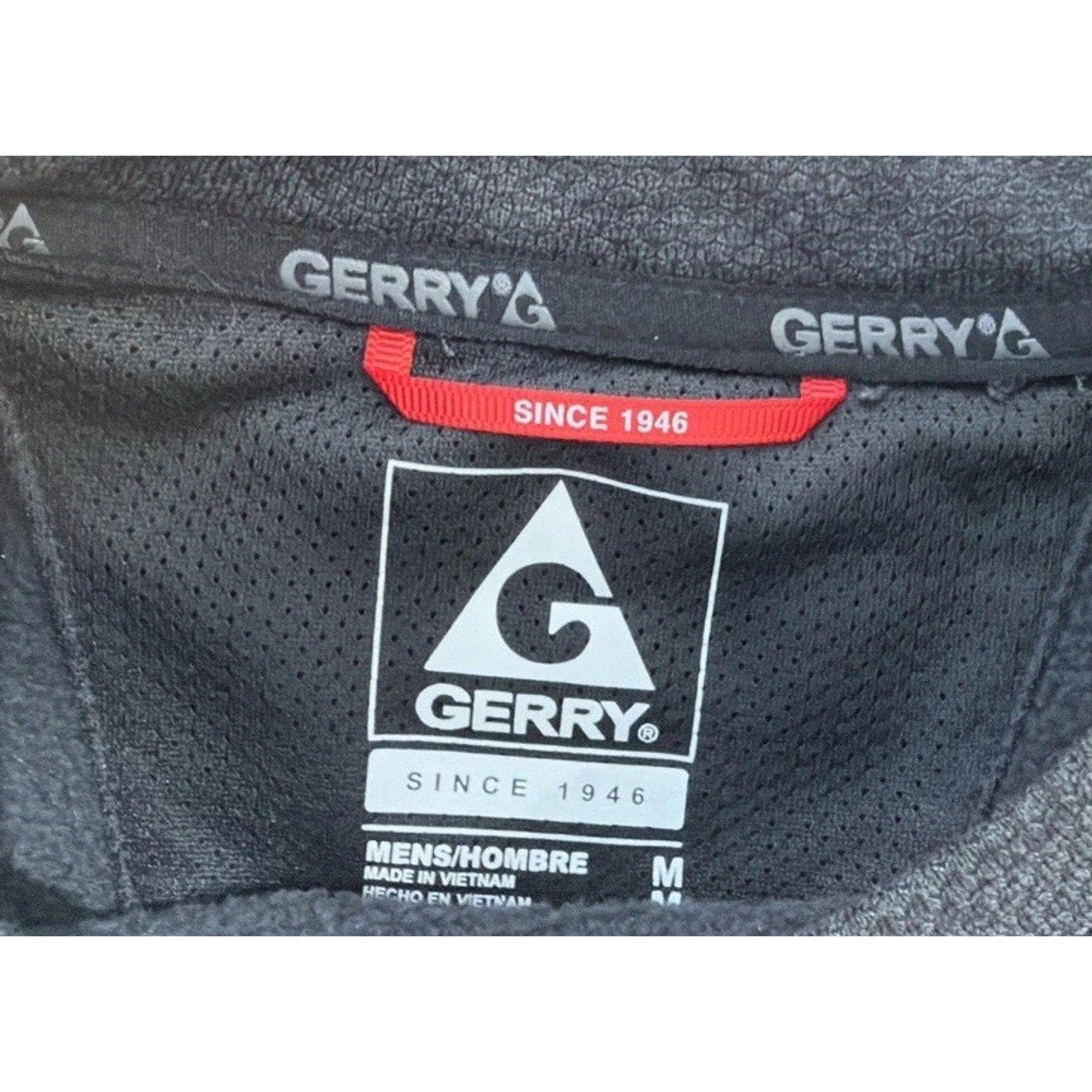 Gerry Men's Textured Fleece Crew Pullover Sweatshirt Sweater Gray Size Medium