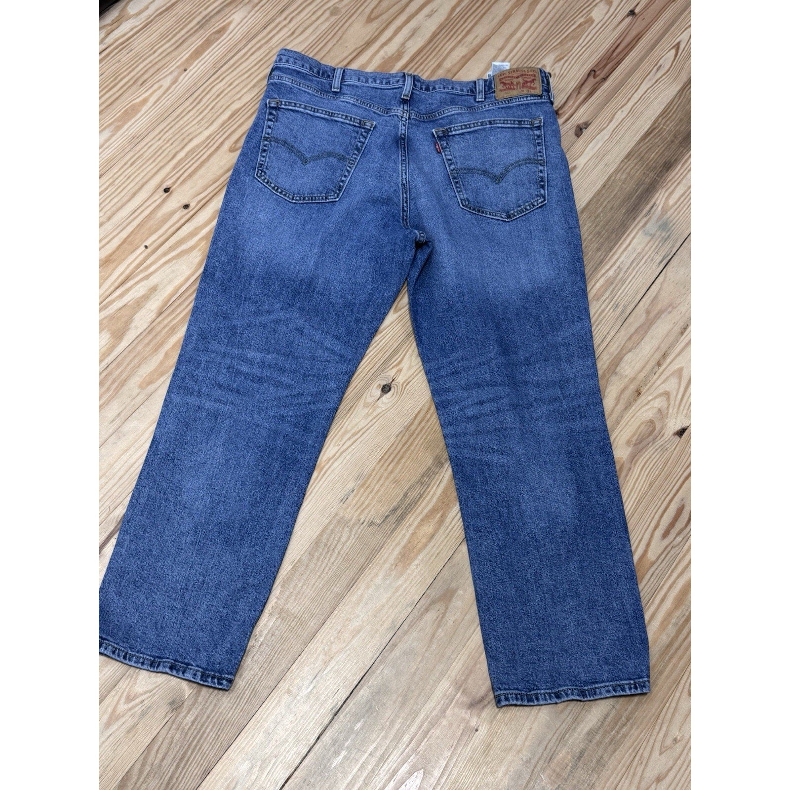Levis 541 Dark Wash Blue Jeans Denim Straight Fit Men’s Size 38X29