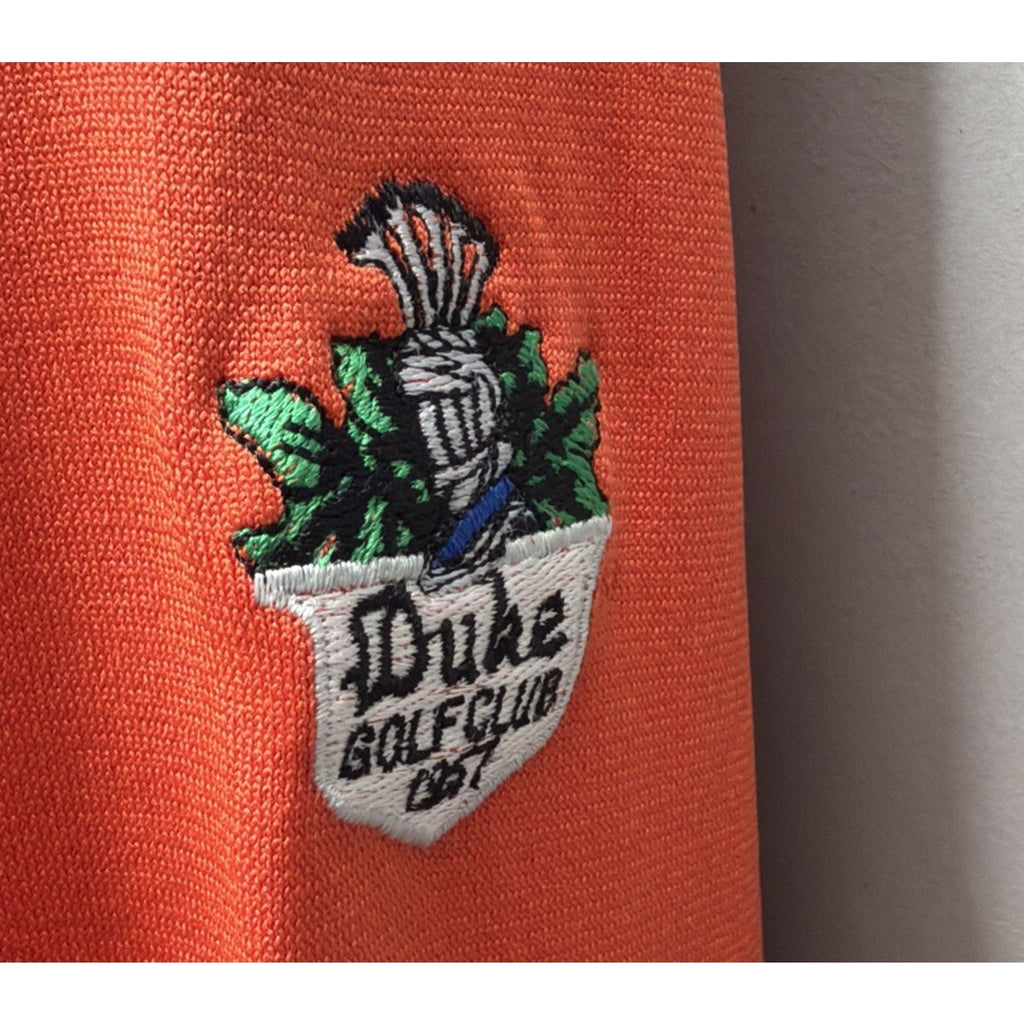 Nike Dri Fit Golf Long Sleeve 1/4 Zip Pullover Sweat Shirt Size Medium Orange