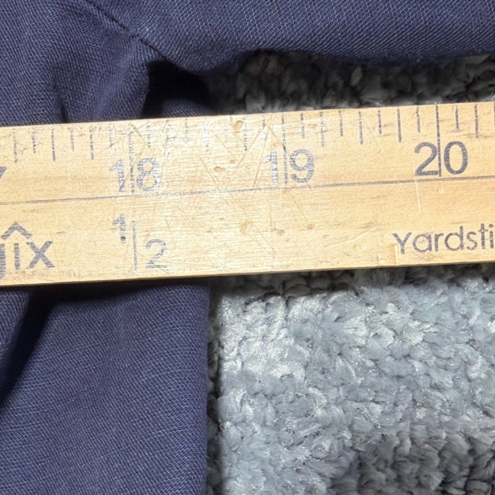 Talbots Navy Blue Pom Pom Trim Twill Cargo Jacket Size Petite M Preppy Causal