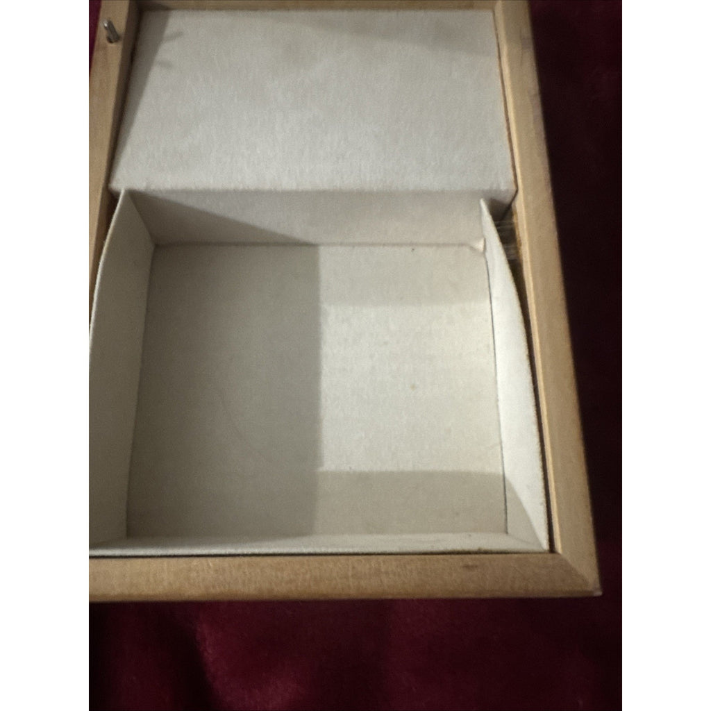 1991 Summit Wood Music Box Mothers Poem Swiss Movement Plays Lara's Theme
