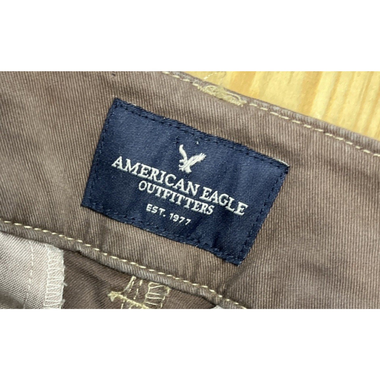 American Eagle Jeans Womens sz 2 Brown Denim Skinny Leg Low Rise 29x28