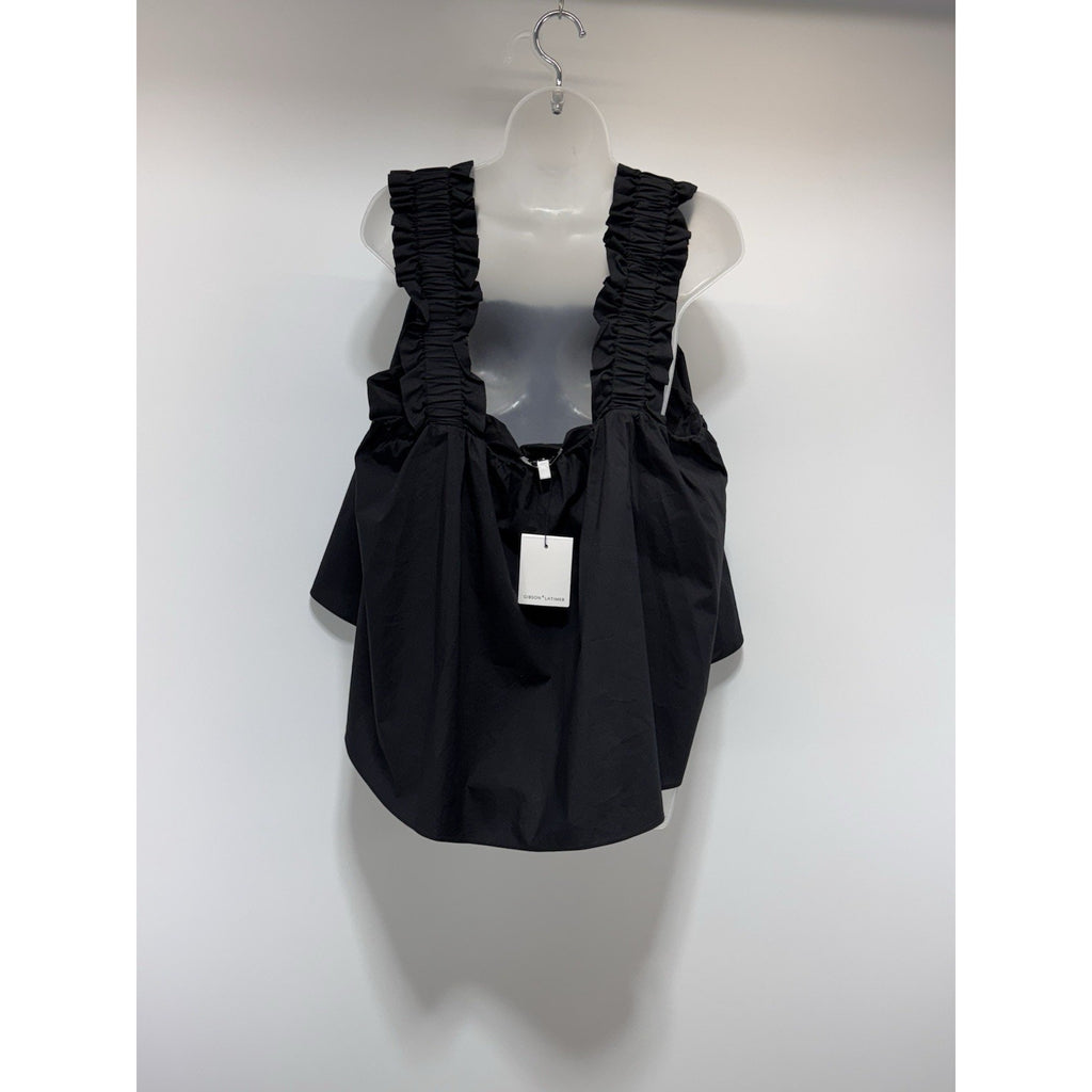 Gibson Latimer Sleeveless Black Cotton Top Tank Cotton Women’s Size X-Large New