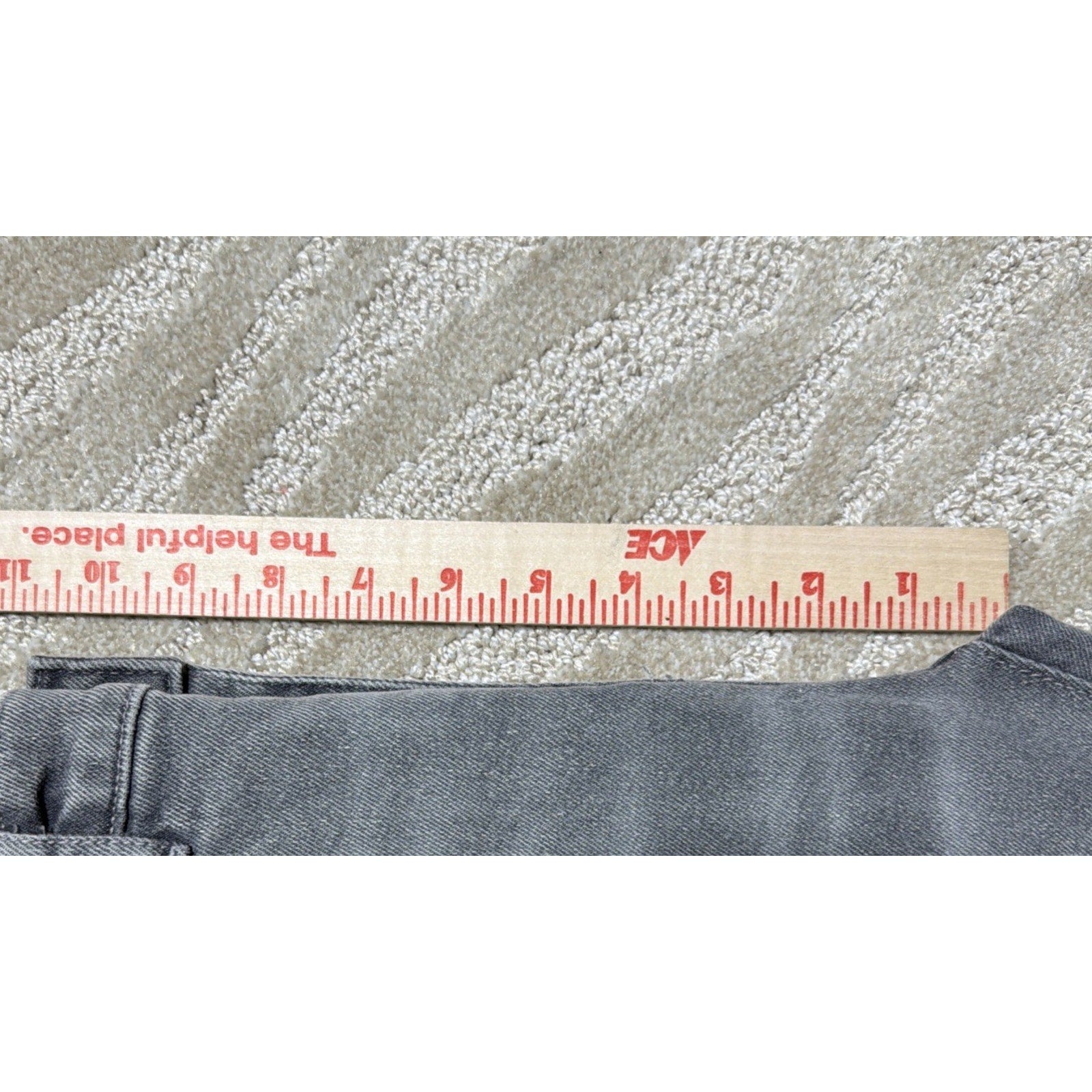New LOFT High Waist Skinny Ankle Raw Hem Jeans Grey Stretch Sz O Petite 25x26