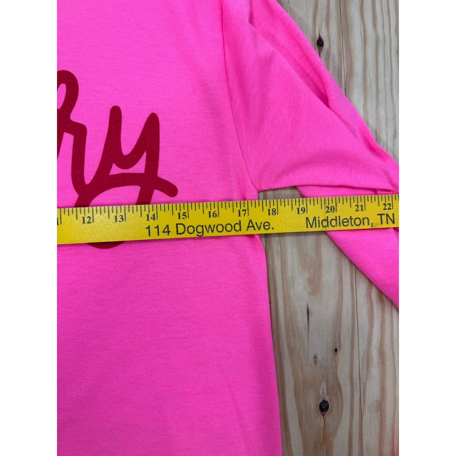 Women's Merry Long Sleeve Pink Graphic T-Shirt - Small Dri-Power