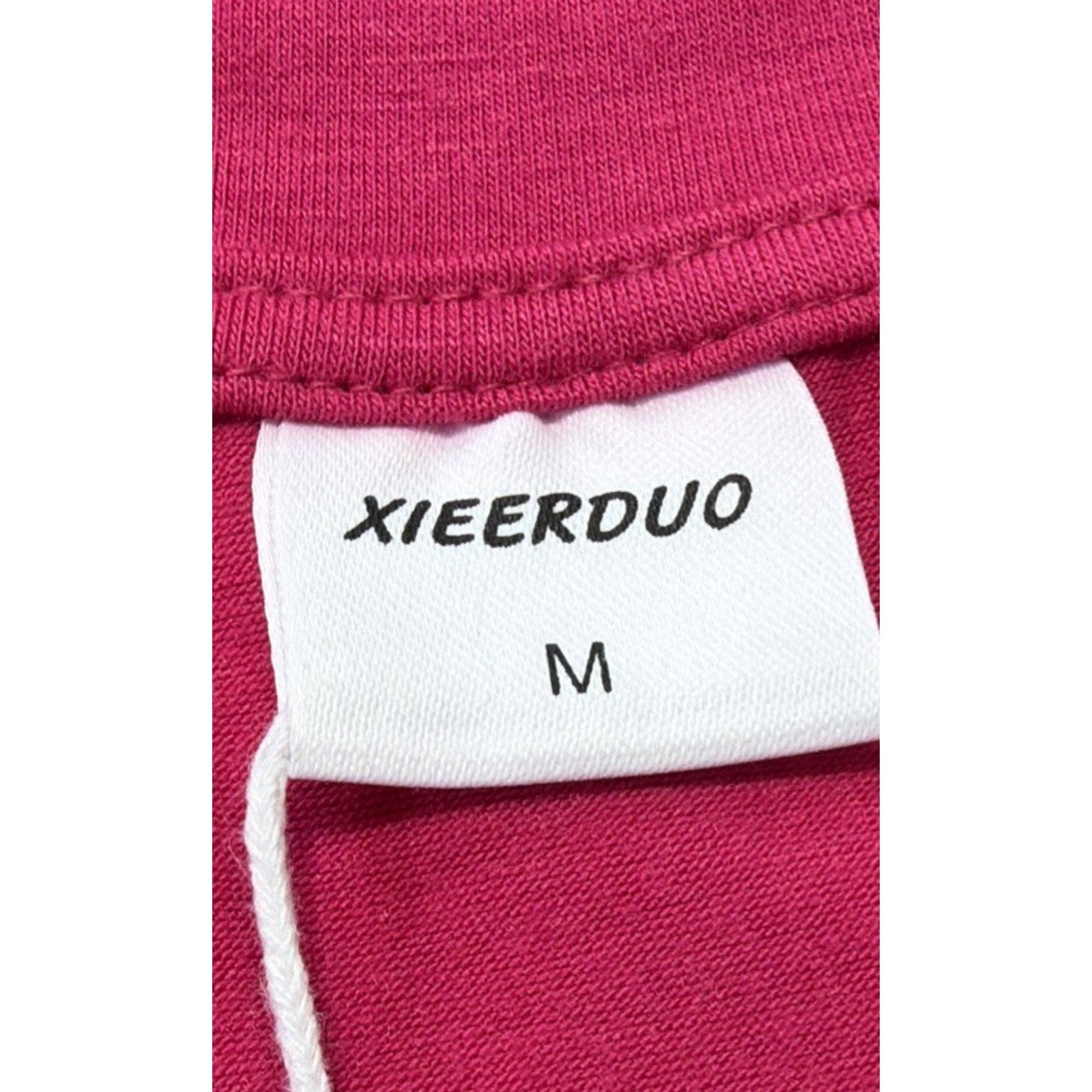Xieerduo Pink Short Sleeve V Neck T Shirt Women’s Size Medium NWT