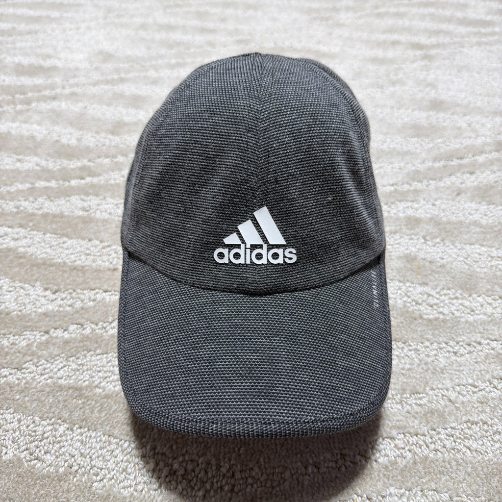 Adidas Climalite Cap Hat Small/medium Men Grey Black Athletic Cap