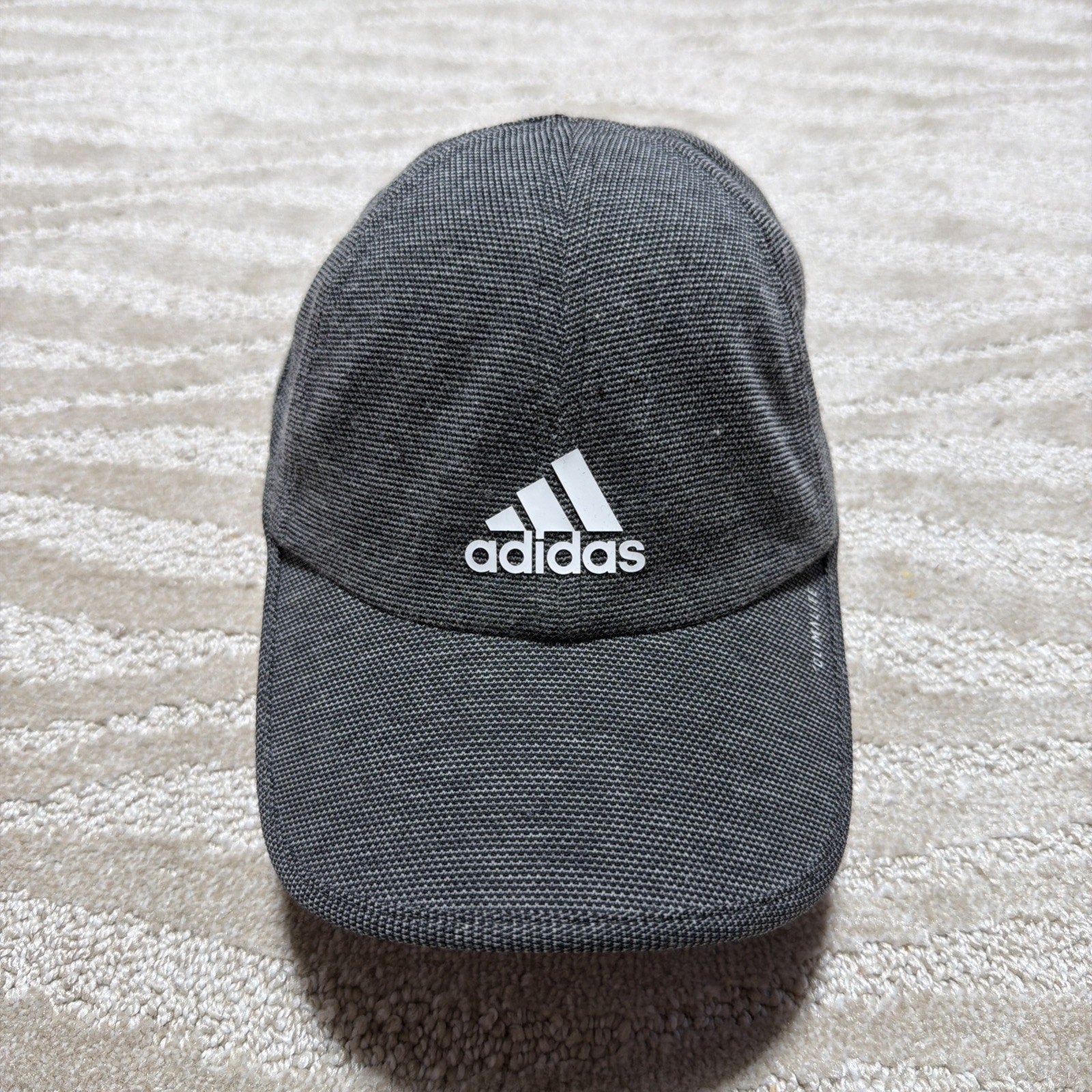 Adidas Climalite Cap Hat Small/medium Men Grey Black Athletic Cap