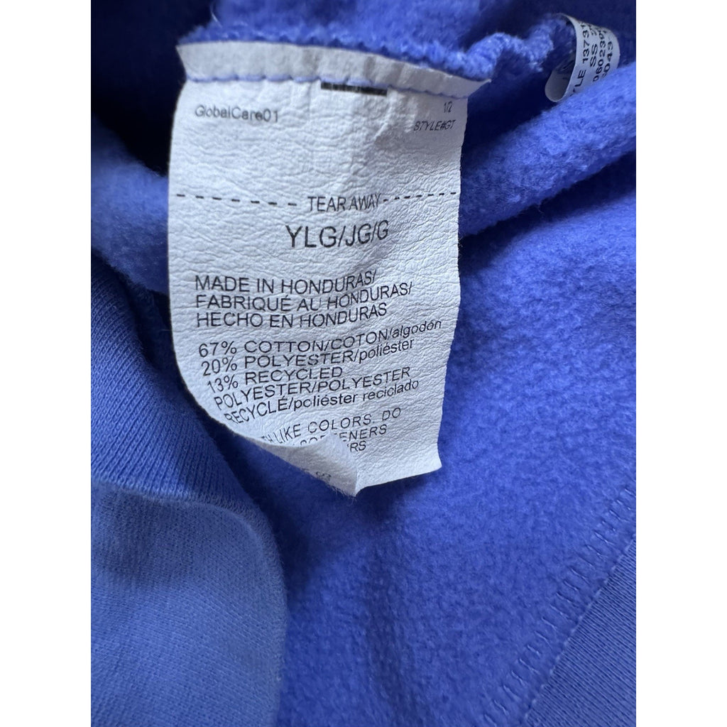 Under Armour Broke In Hoodie Purple Blue Full Zip Youth Large See Pics