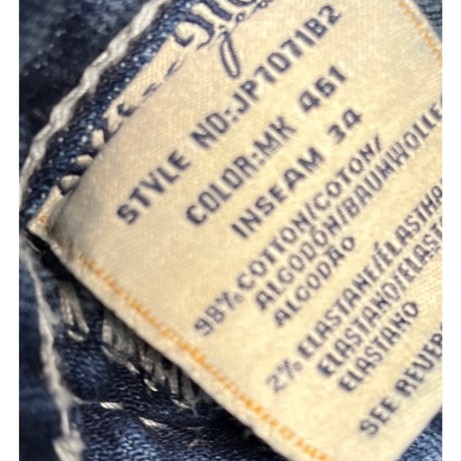 Miss Me Jeans 26 Women's Signature Bootcut Low Rise Distressed Medium Wash