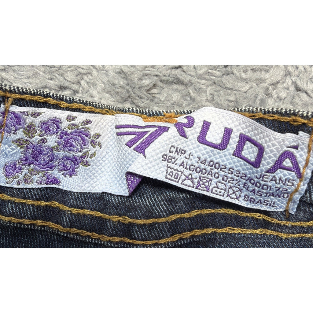 Ruda Santa Cruz Embellished High Rise Jean shorts NWT Size 27