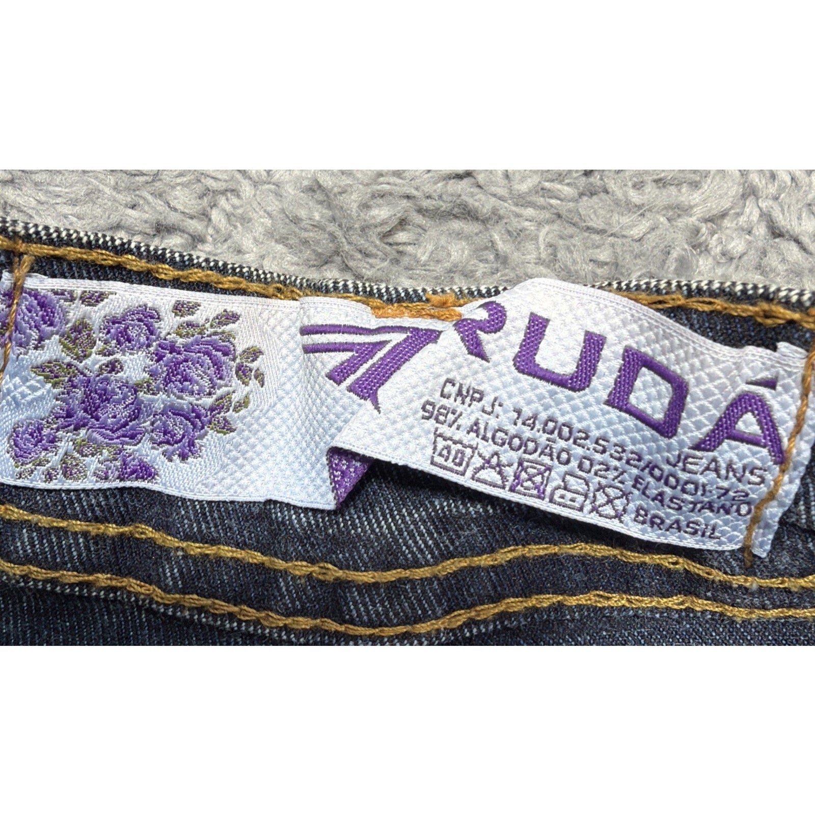 Ruda Santa Cruz Embellished High Rise Jean shorts NWT Size 27