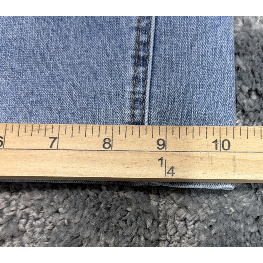 Judy Blue High Rise Wide Leg Crop Jeans in Medium Wash Size 14 32x25