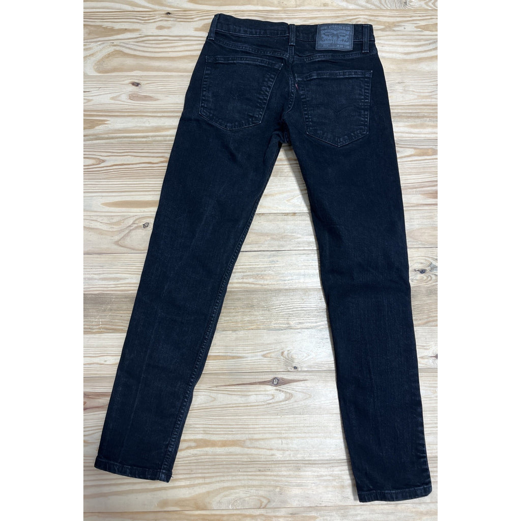 Levi's 512 Slim-Taper Stretch Fit Men's Size 30 x 32 Black Denim Jeans