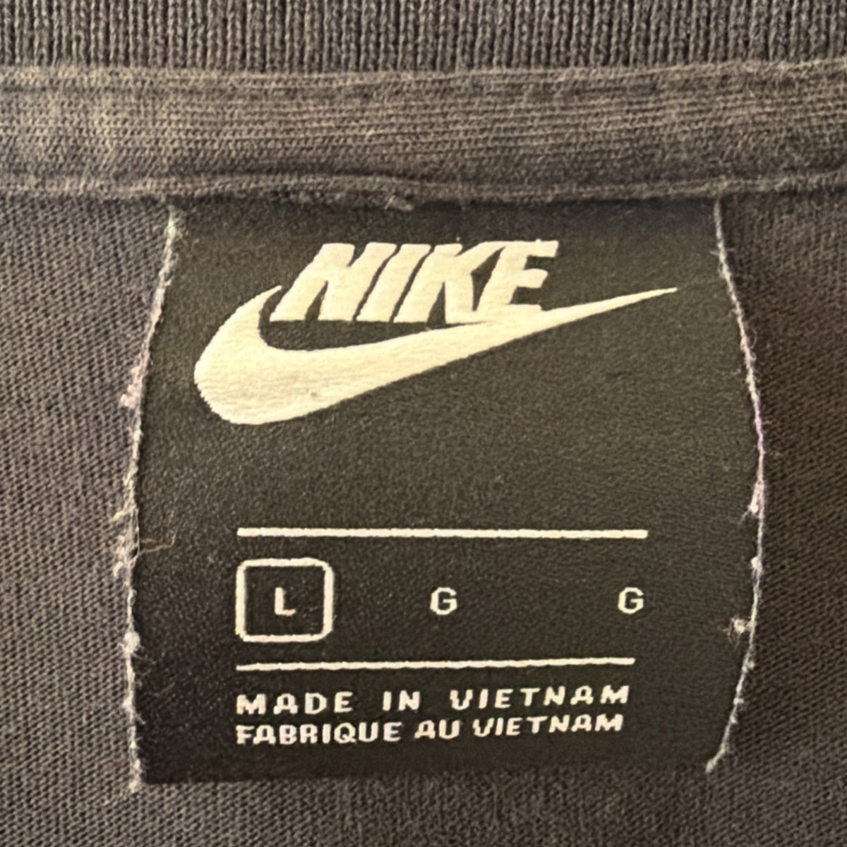 Vintage Y2K Black Nike Polo Shirt Embroidered Size Large CJ4461-010