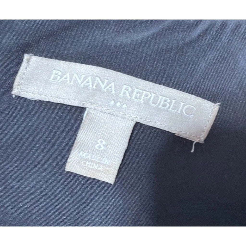 Banana Republic Sheath Dress Size 8 Gray Neutral Career Professional Wool
