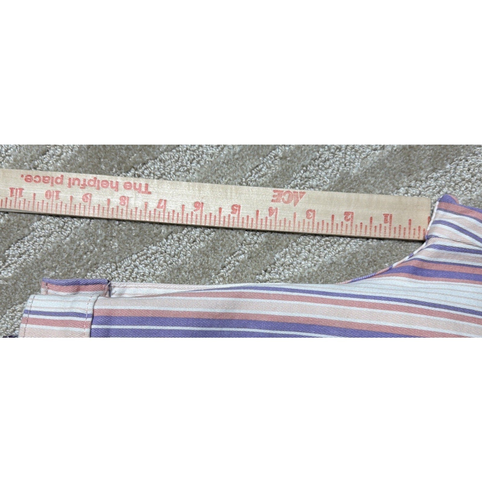 GLORIA VANDERBILT Amanda Capri SIZE 4 Ribbon Stripe Cropped Denim Pant 27x20