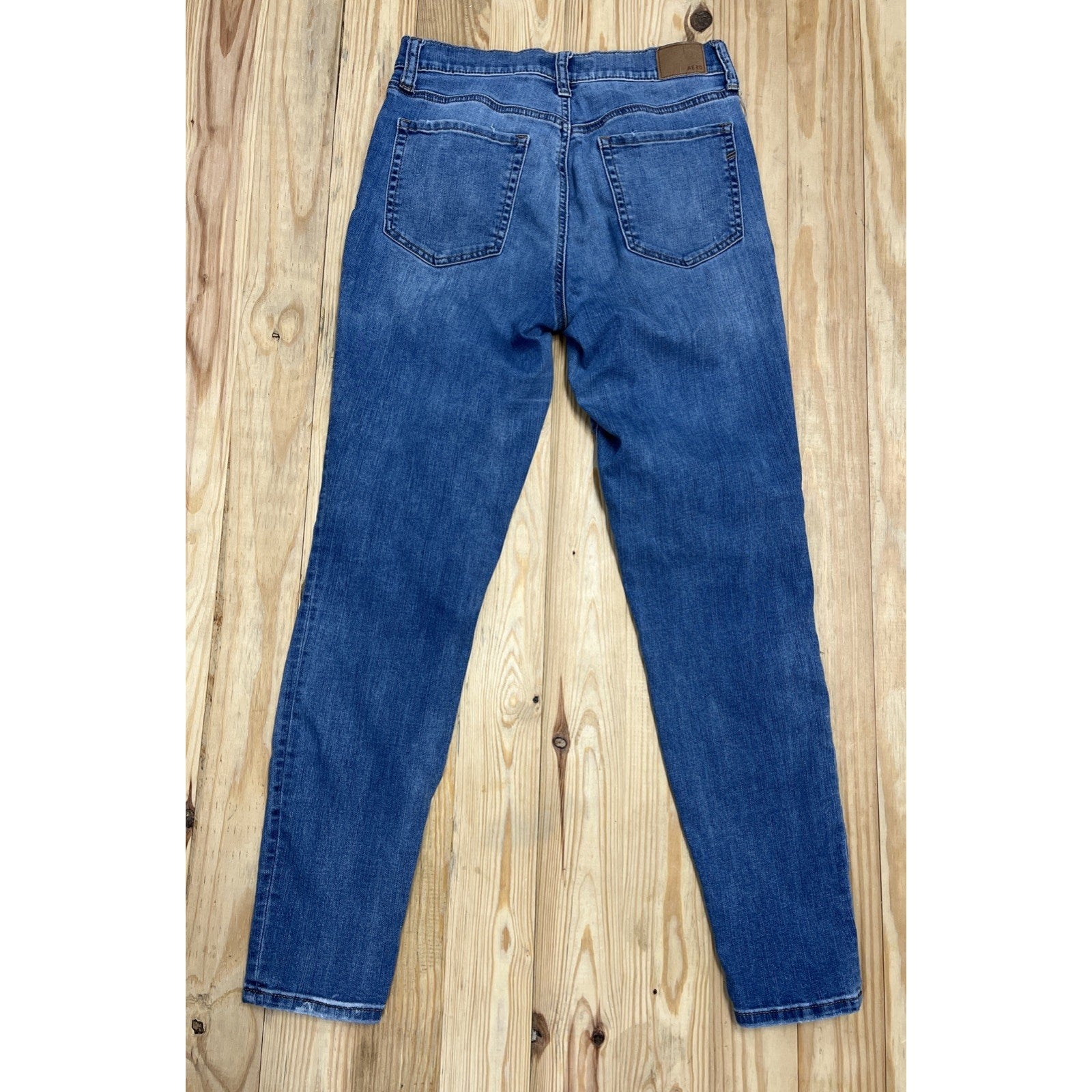 Aeropostale Womens Jeans High Waisted Ankle Jegging Distressed Size 8